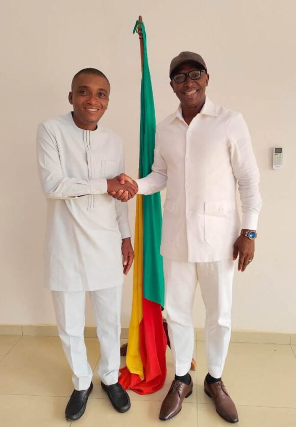 IMG-20260217-WA0118 A peine installé à la tête de la commune de Comé : Le nouveau Maire Yao Mike-Edgar TOHOUÉGNON en visite chez le Préfet MILOHIN